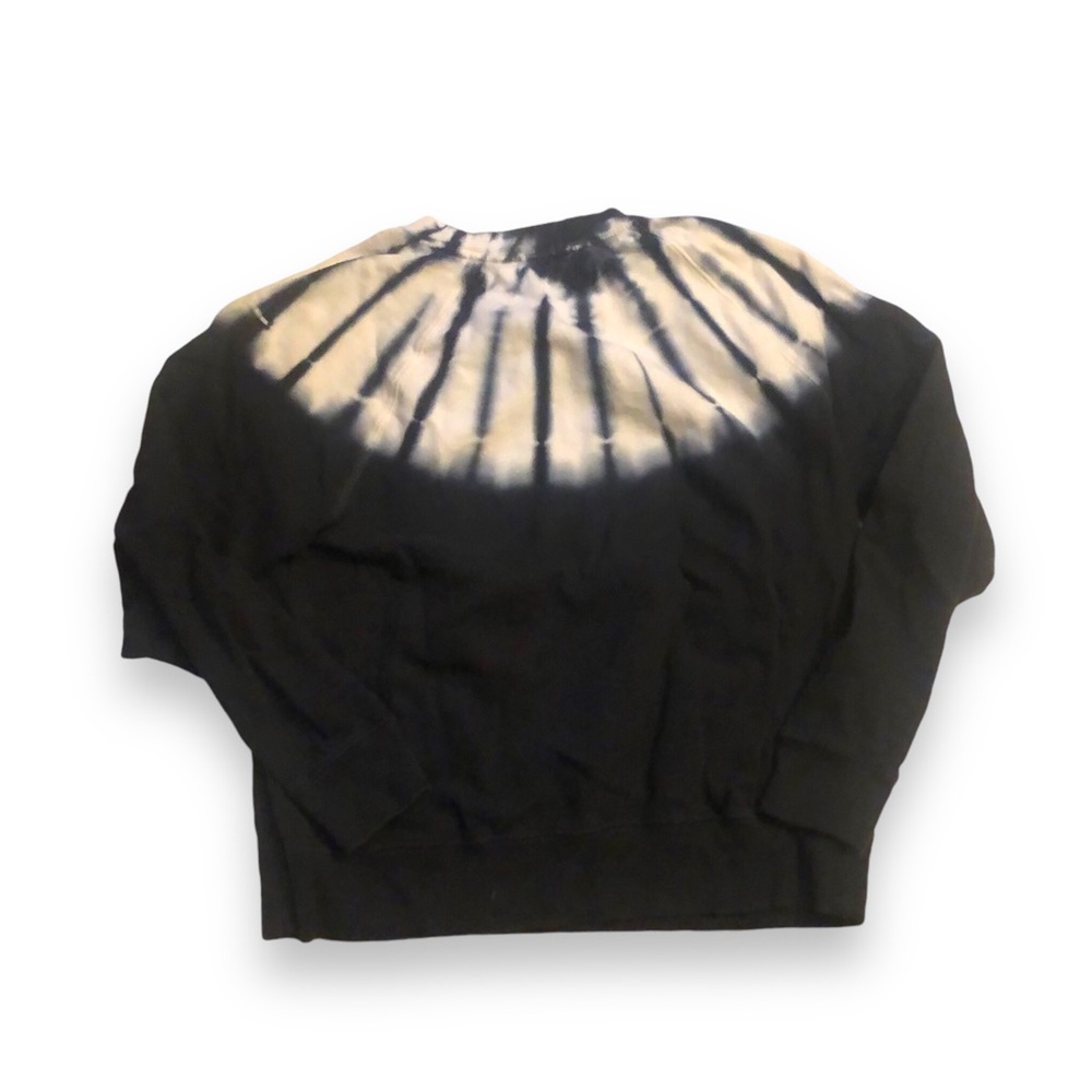 Black And White Hippie Festival Tie Dye Crewneck Sweatshirt Old Navy Small - Picture 4 of 4